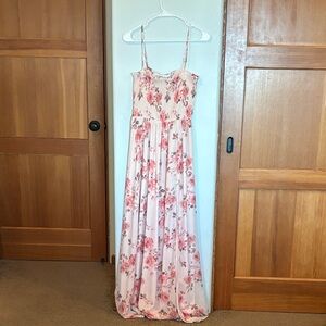Windsor Blush Pink Floral Maxi Dress